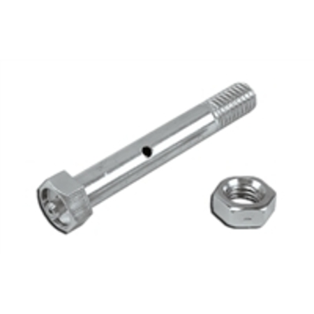 CASTERHQ Zerk Axle And Nut, (1) Piece, Stainless 3/8"x2-1/4" AZ38-225-SS